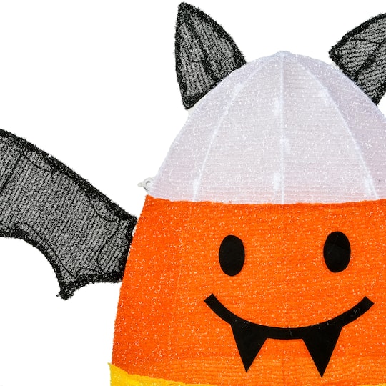 27.5" Candy Corn Bat with 80 LED Lights
